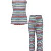 Kids Girls Tracksuits Piece Camisole Straped Shirts And Sweatpants Sets Workout Costume Summer Casual Outfit