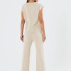 2 Piece Sets for Women Summer Vacation 2025 Lounge Outfits Matching Two Pcs Spring Knit Tracksuits Sweat Suits