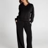 Women's 2 Piece Sweatsuits Sets Long Sleeve Pullover Tops Wide Leg Pants Casual Lounge Sweat Sets Fall Outfits