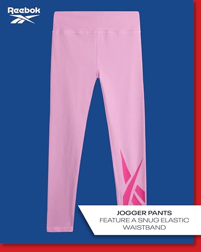 Girls Pants Set - 2 Piece Lightweight Long Sleeve Shirt and Girls Leggings Outfit - Breathable Athletic Outfits
