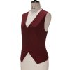 Business Women Suit Set 3 Pieces Notch Lapel Single Breasted Vest for Office Work Lady Suits (Blazer+Vest+Pants)