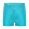 Kids Girls Two Piece Dance Workout Set Crop Top with Shorts Gymnastic Tracksuit Tumbling Outfits