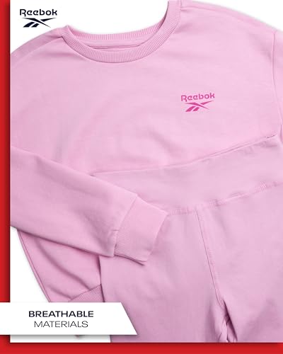 Girls Pants Set - 2 Piece Lightweight Long Sleeve Shirt and Girls Leggings Outfit - Breathable Athletic Outfits