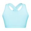 Kids Girls Athletic Dance Crop Top and Legging Gymnastics Dance Outfits 2 Piece Dancewear Gym Workout Outfits