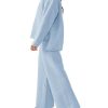 Girls 2 Piece Outfit Set Long Sleeve Button Knit Pullover Sweater Top and Wide Leg Pants Sweatsuit 5-14 Years