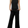 Two Piece Sets for Women Summer Outfits Lounge Sets Mock Neck Tops Wide Leg Crop Pants Vacation Travel Outfits