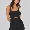 Women's Workout Athletic Romper Summer Sets Short Jumpsuits Onesie Running Outfits Exercise Gym 2025 Trendy Clothes