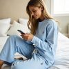 Lounge Sets for Women, Tracksuit Sets for Women 2 Piece with Top and Wide Leg Sweatpants for Spring
