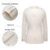 Women's Suit 2 Piece Set Pinstripe Blazer and Bootcut Dressy Pants Set for Work Office Business Outfits