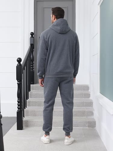 Sweat Suits For Men Set 2 Pcs Hoodie Jogger Sweatsuits Size S To 3XL