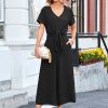 Women's Summer 2 Piece Outfits Cap Sleeve V Neck Belted Crop Tops Cropped Wide Leg Pants Sets Casual Travel Set
