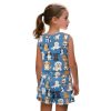 Girls 2 Piece Summer Outfits Tank Top and Shorts Set with Pocket for Workout Beach Vacation