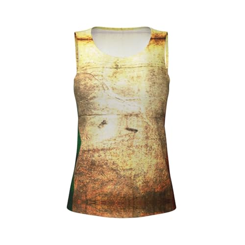 Irish Flag Print Women's Workout Tank Top Quick-Drying Activewear Summer Fitness Outdoor Adventures