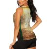 Irish Flag Print Women's Workout Tank Top Quick-Drying Activewear Summer Fitness Outdoor Adventures