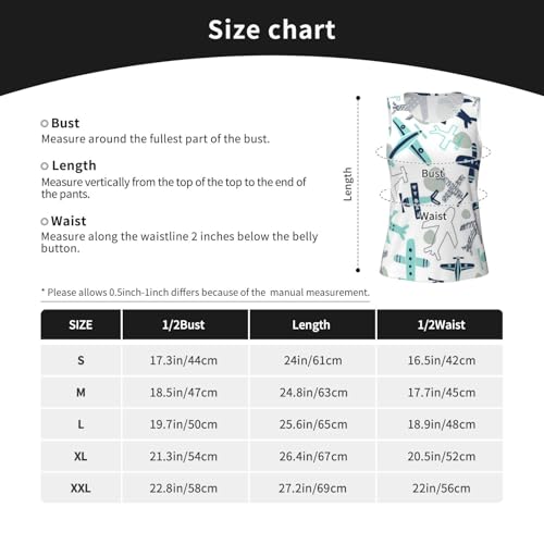 Airplane Print Women's Workout Tank Top Quick-Drying Activewear Summer Fitness Outdoor Adventures