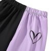 Girls' Summer 3 Pieces Outfits Graphic Crop Top and Camisole with Sweatpants Set