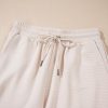 Two Piece Sets for Women Summer Outfits Ruffle Cap Sleeve Zip Top Wide Leg Pants Lounge Set Tracksuits