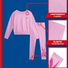 Girls Pants Set - 2 Piece Lightweight Long Sleeve Shirt and Girls Leggings Outfit - Breathable Athletic Outfits