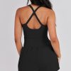 Women's Workout Athletic Romper Summer Sets Short Jumpsuits Onesie Running Outfits Exercise Gym 2025 Trendy Clothes