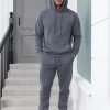 Sweat Suits For Men Set 2 Pcs Hoodie Jogger Sweatsuits Size S To 3XL