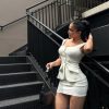 Women's Summer 2 Piece Outfit Sleeveless Blazer Vest Mini Skirt Set Elegant Button-Up Suit Matching Workwear