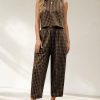 2 Piece Sets For Women 2025 Summer Matching Wide Leg Crop Pants Outfits Travel Vacation Beach Lounge Sets