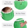 Womens 2 Piece Outfits Dressy Casual Summer Crop Tops Ric Rac Trim High Waisted Maxi Skirt Set with Pocket