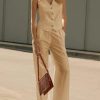 Women's 2 Piece Outfits V Neck Pants Sets Crop Vest Blazer and Wide Leg Suit