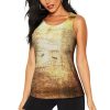 Irish Flag Print Women's Workout Tank Top Quick-Drying Activewear Summer Fitness Outdoor Adventures