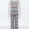 Kids Girls Tracksuits Piece Camisole Straped Shirts And Sweatpants Sets Workout Costume Summer Casual Outfit