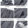 Men's 2 Piece Outfits Hoodie Sweatshirt Tracksuit & Joggers Sweatpants Sweatsuit Set