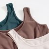 Summer Outfits for Women 2025 Vacation Beach 6 Pieces Crop Tank Top and Shorts Matching Sets