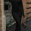 Women's Fall 2 Piece Outfits Knit Long Sleeve Cropped Cardigan Pullover Sweater Maxi Dress Sets Winter Clothing