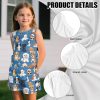 Girls 2 Piece Summer Outfits Tank Top and Shorts Set with Pocket for Workout Beach Vacation