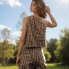 2 Piece Sets For Women 2025 Summer Matching Wide Leg Crop Pants Outfits Travel Vacation Beach Lounge Sets