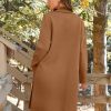 Women's Long Dressy Cardigan Sweaters Fall Oversized Cozy Jacket Outfits 2025 Date Night Winter Trench Coats