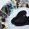Steel Toe Shoes for Men Women Comfortable Non Slip Work Shoes Lightweight Unisex Safety Shoes Classic Style Sneakers Punta de