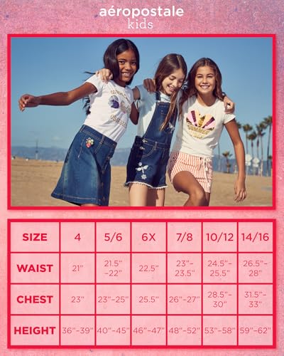 Girls Shorts Set - 2 Piece Short Sleeve Graphic Tee and Paperbag Twill or Denim Shorts Outfits for Girls (7-12)